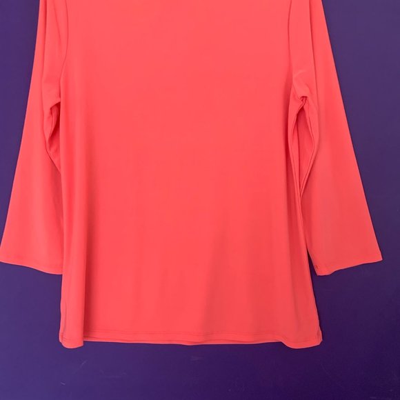 NWT Women's Anne Klein Blouse 3/4 Sleeves Medium - Picture 8 of 11